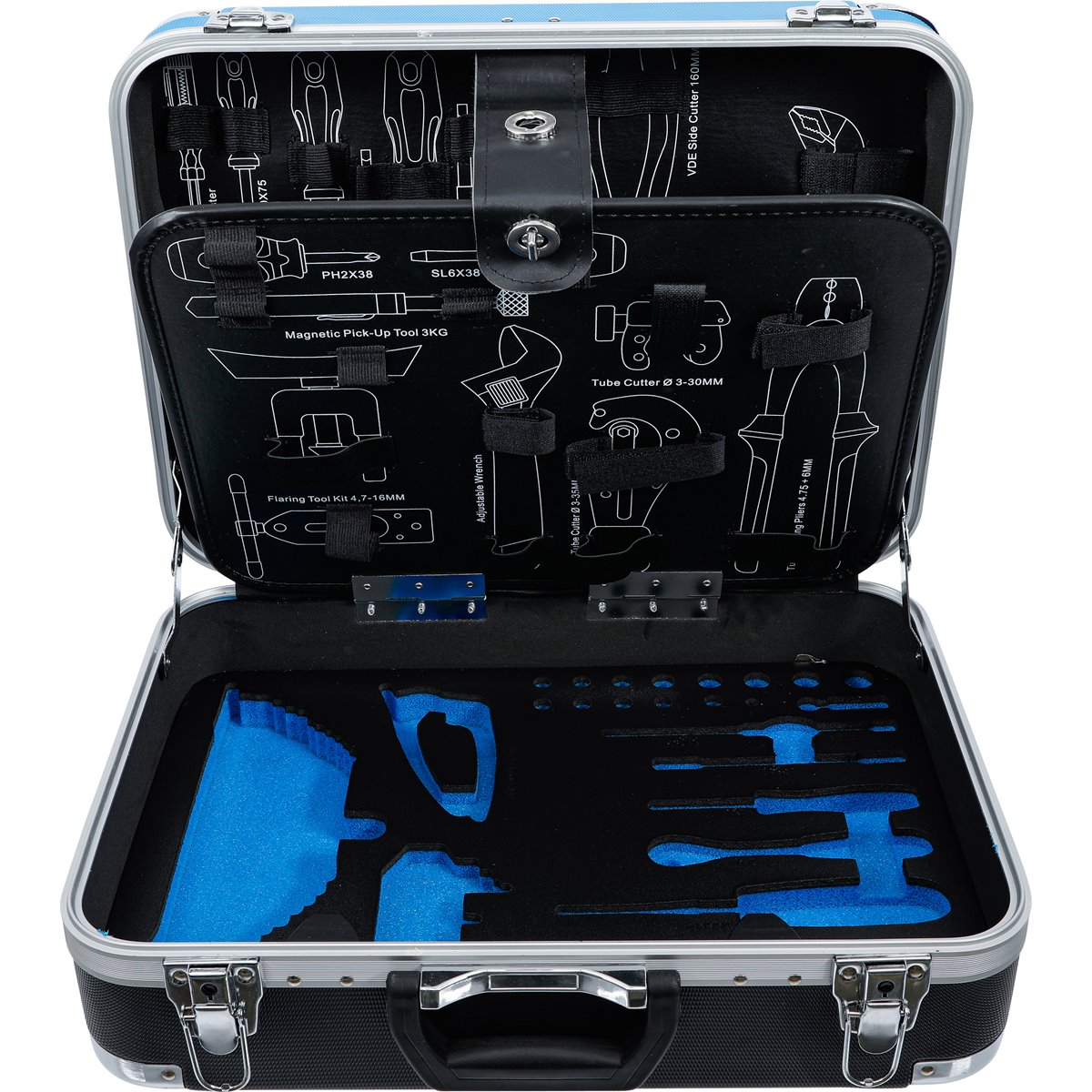 BGS 15504-1 ABS Kunststoff-Leerkoffer zu 15504