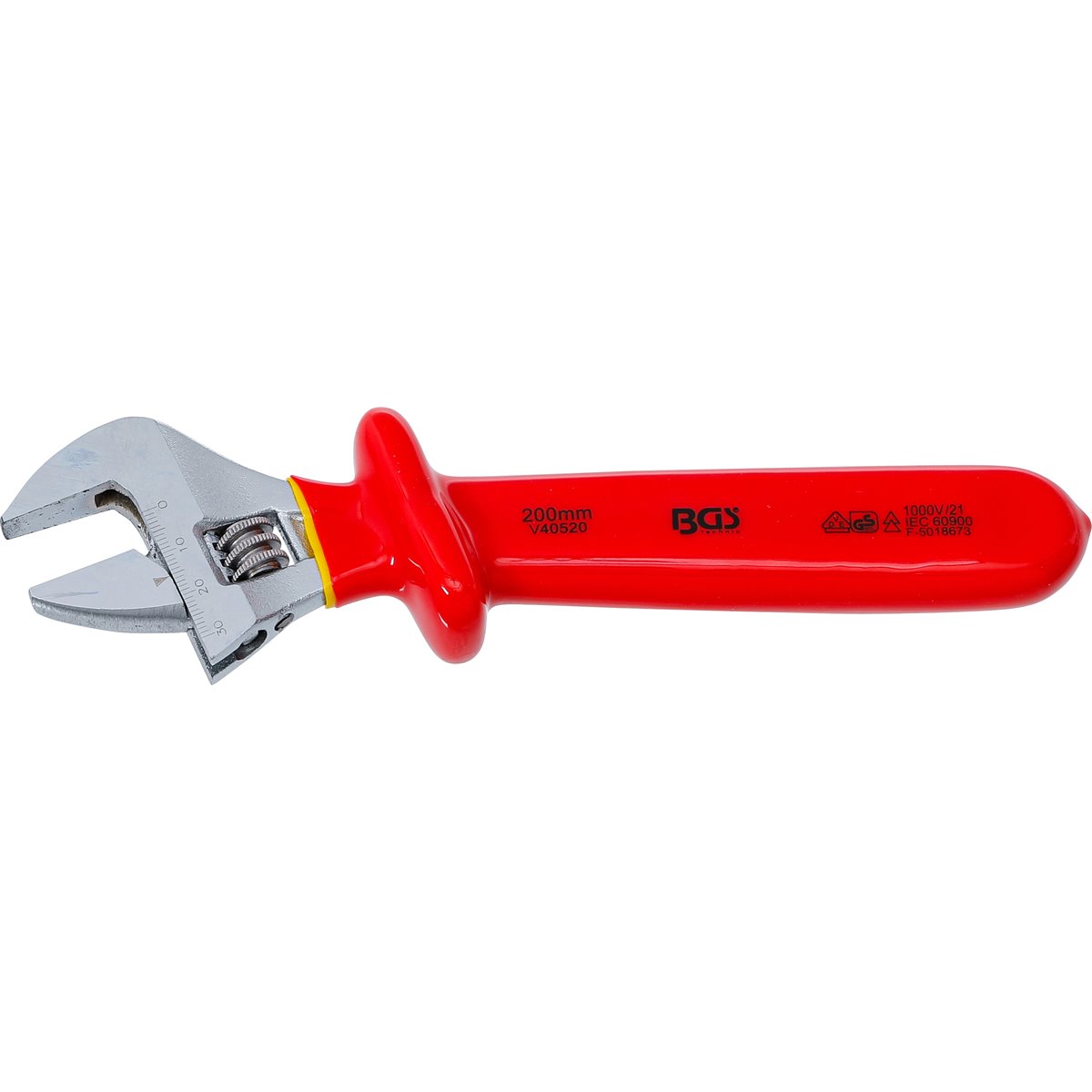 BGS 71097 VDE-Rollgabelschlüssel, SW max. 34 mm 