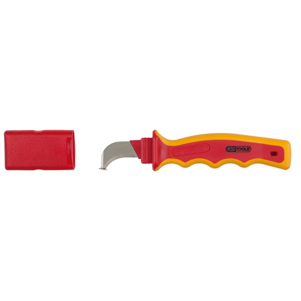 KS-Tools 117.1331 Isoliertes Kabelmesser mit Haken klinge, 200mm