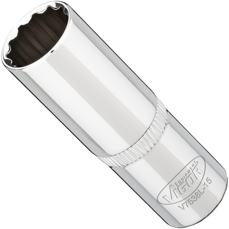 Vigor V7538L-15 3/8" Steckschlüsseleinsatz Lang Sw 15
