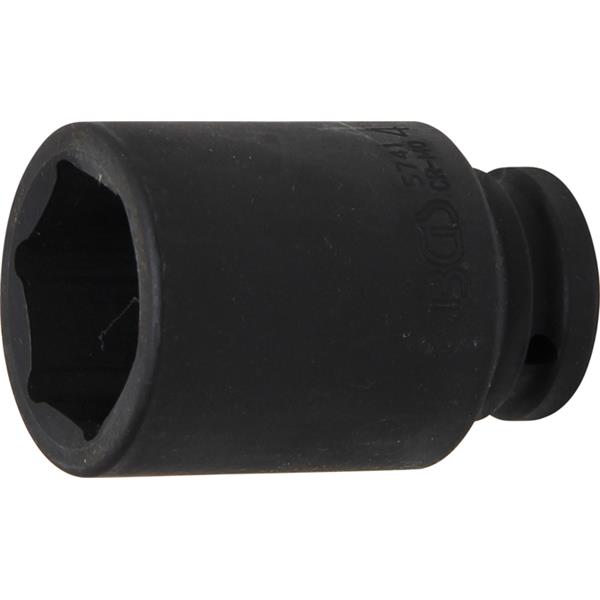 BGS 5741 Kraft-Steckschlüssel-Einsatz Sechskant, t ief, Antrieb Innenvierkant 20 mm (3/4"), SW 41 mm