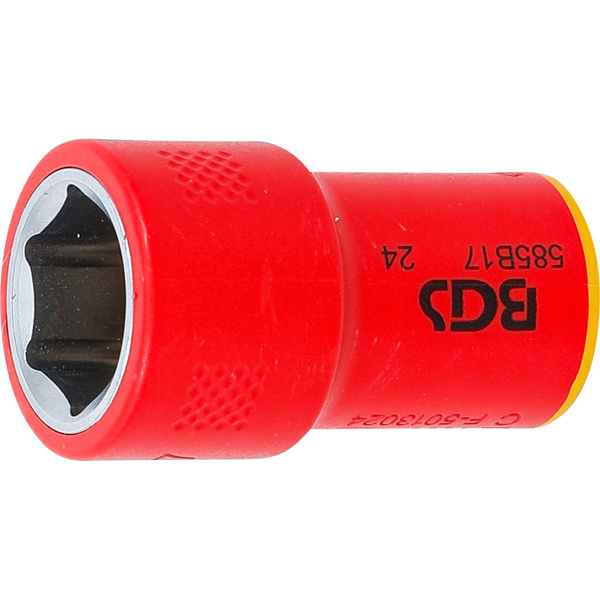 BGS 35877 VDE-Steckschlüssel-Einsatz Sechskant, An trieb Innenvierkant 10 mm (3/8"), SW 17 mm