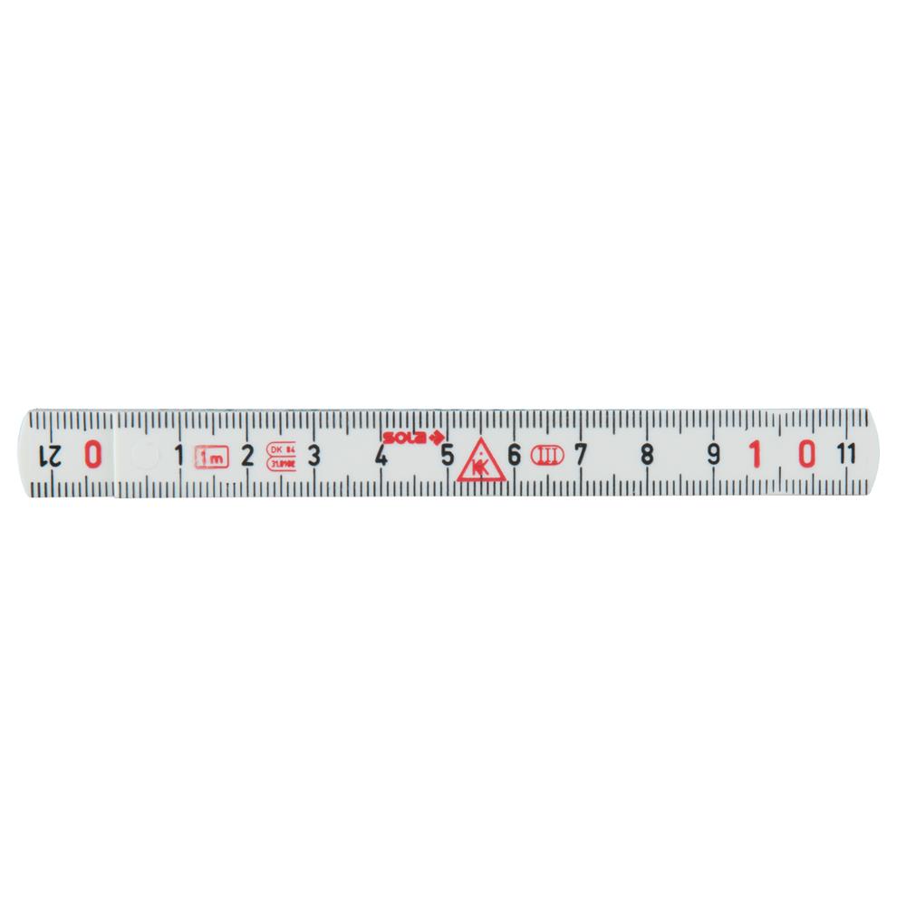 KS-Tools 300.0066 Kunststoff-Gliedermaßstab 1 m 1m