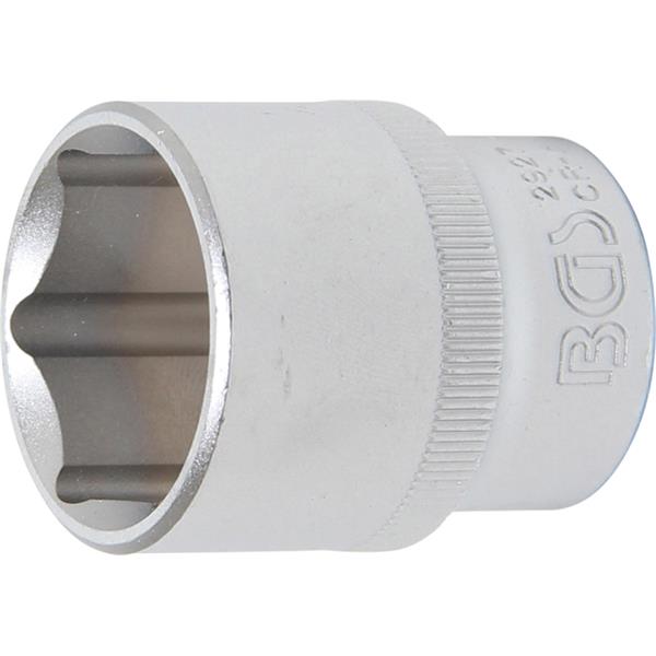 BGS 2927 Steckschlüssel-Einsatz Sechskant, Antrieb Innenvierkant 12,5 mm (1/2"), SW 27 mm