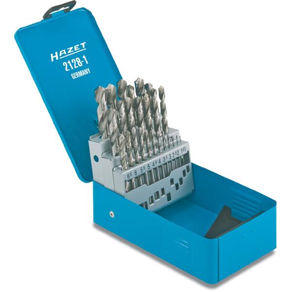 Hazet 2128-1 Twist Drill Bits in Case