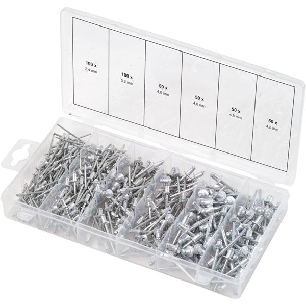 KS-Tools 970.0150 Sortiment Blindnieten, 400-tlg 