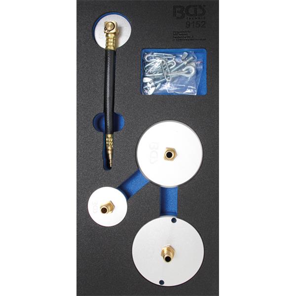 BGS 9152 Adapter-Satz für Druckluft-Bremsenentlüft er, 4-tlg.