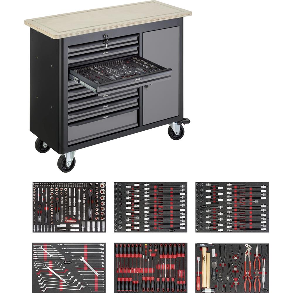 Vigor V5158 Werkbank mit Komplettbestückung