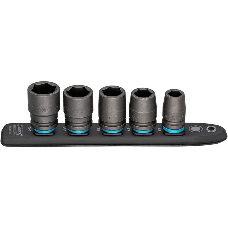 Hazet 900S-SR/5 SmartRail 1/2" Kraftnüsse 5-fach kurz
