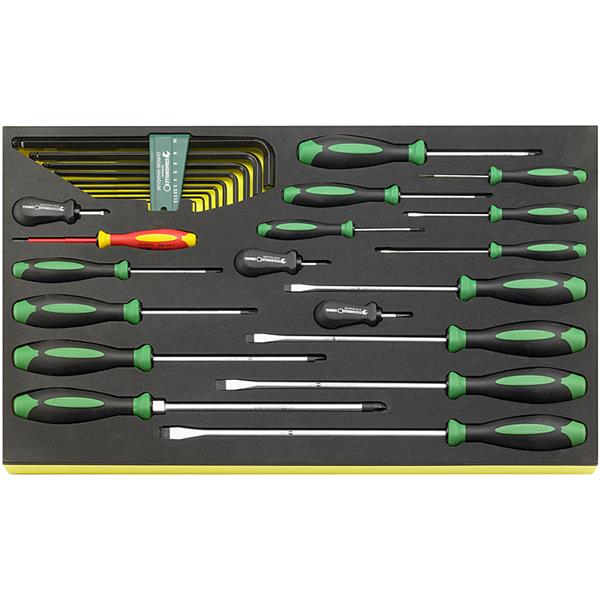 Stahlwille TCS 4620/4660 VDE 10767 Screwdriver Set In Tcs Inlay