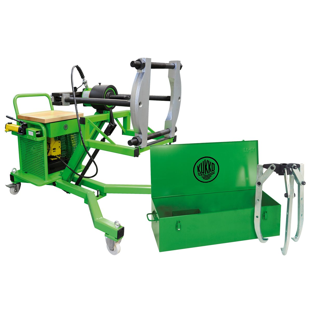 Kukko Goliath-200 Fahrbarer Abzieher 20 Tonnen M. Montierter Trennvorrichtung M. Satz Y28-256 Ohne H
