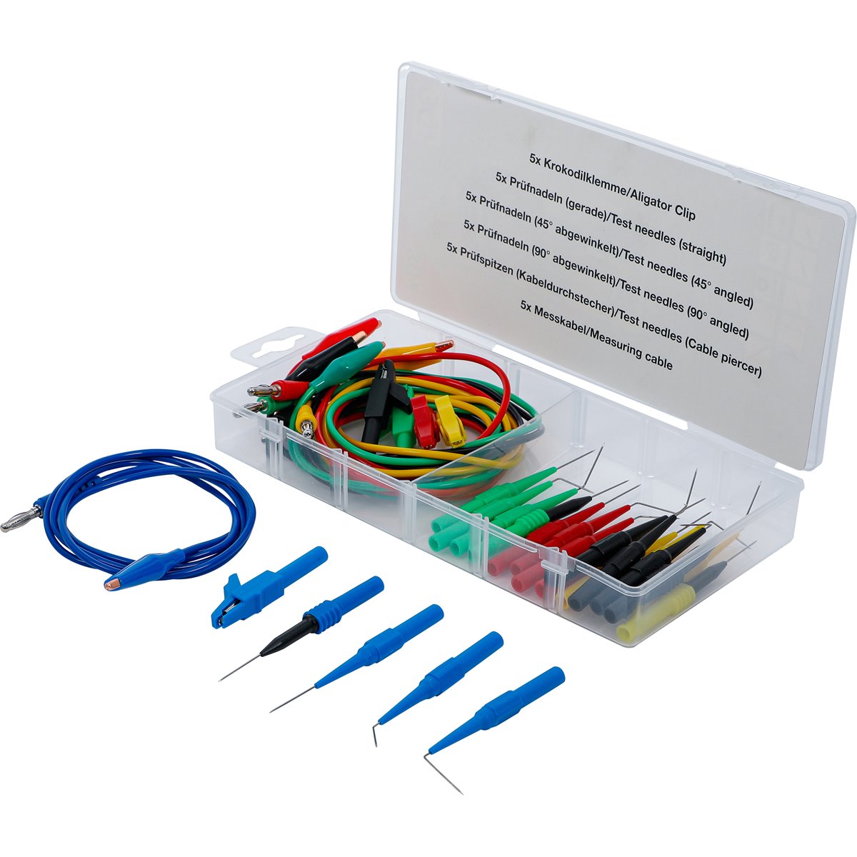 BGS 74500 Messkabel- und Prüfspitzen-Satz, 30-tlg. 
