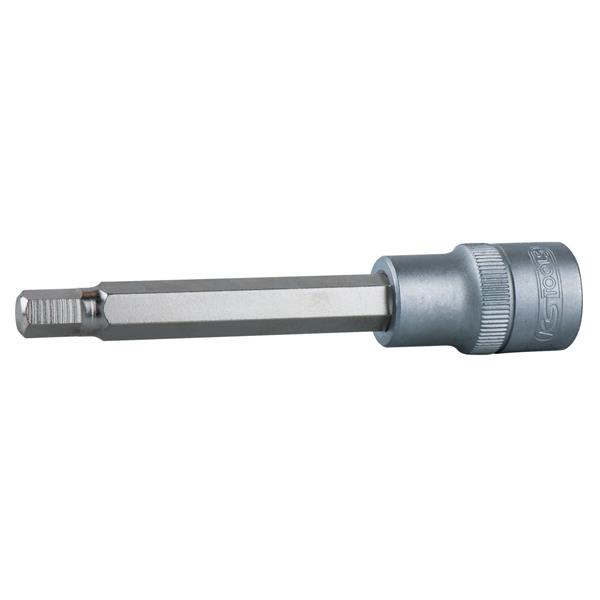 KS-Tools 917.1331 1/2" Bit-Stecknuss Innen6kt 4 mm , lang