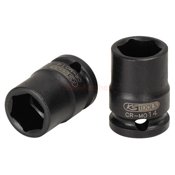 KS-Tools 515.1503 1/4" Sechskant-Kraft-Stecknuss kurz, 5 mm