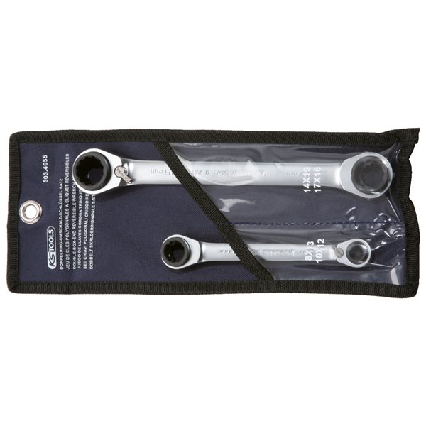 KS-Tools 503.4655 GEAR+Doppelringschlüssel-Satz,r/ 