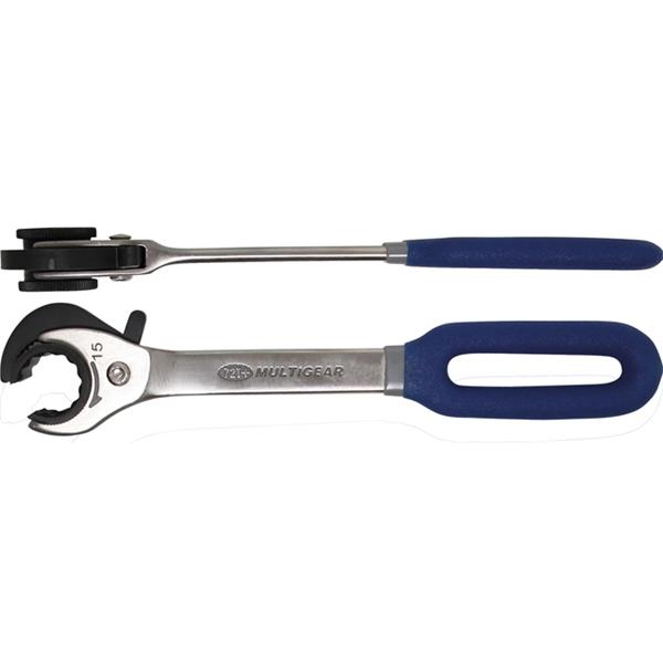 BGS 30835 Ratschen-Ringschlüssel, offen, SW 15 mm 