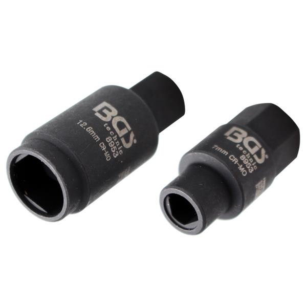 BGS 8953 Einsätze für Bosch Einspritzpumpen 3-Kant 7 / 12,6 mm