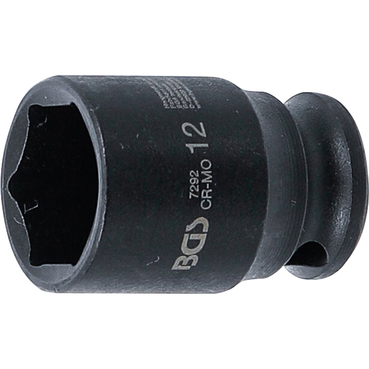 BGS 7292 Kraft-Steckschlüssel-Einsatz 6-kant 13 mm Antrieb Innenvierkant 6,3 mm (1/4"), SW 12 mm