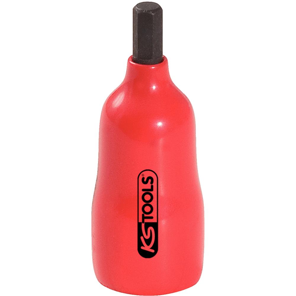 KS-Tools 117.1415 1/4" Bit-Stecknuss Innen6kt 3 mm mit Schutzisolierung
