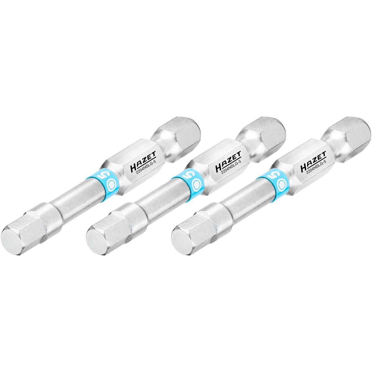 Hazet 2204NSLG-5/3 Bit set inside hex 5mm, long 