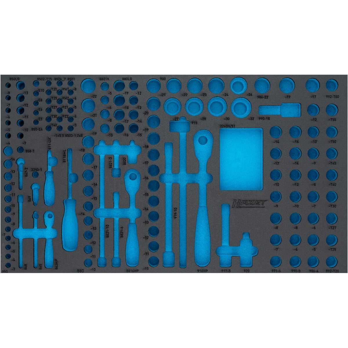 Hazet 163-481LN Weichschaumeinlage 