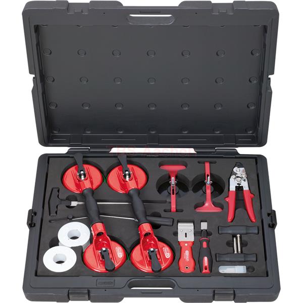 KS-Tools 140.1065 Scheiben-Reparatur-Satz, 12-tlg. 