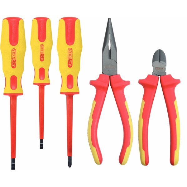 KS-Tools 117.1170 Zangen-Schraubendreher-Satz,5-tl 