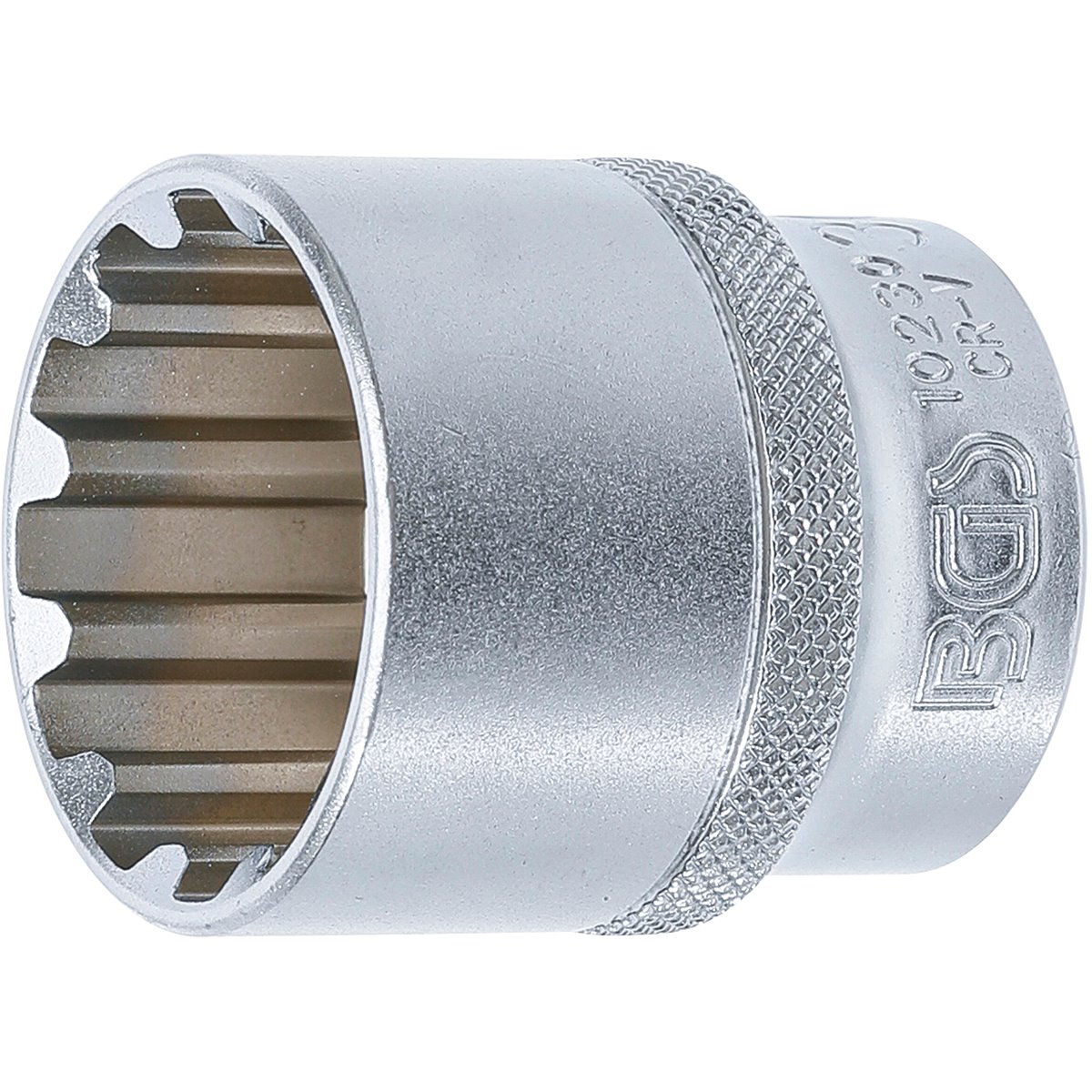 BGS 10230 Steckschlüssel-Einsatz Gear Lock, Antrie b Innenvierkant 12,5 mm (1/2"), SW 30 mm