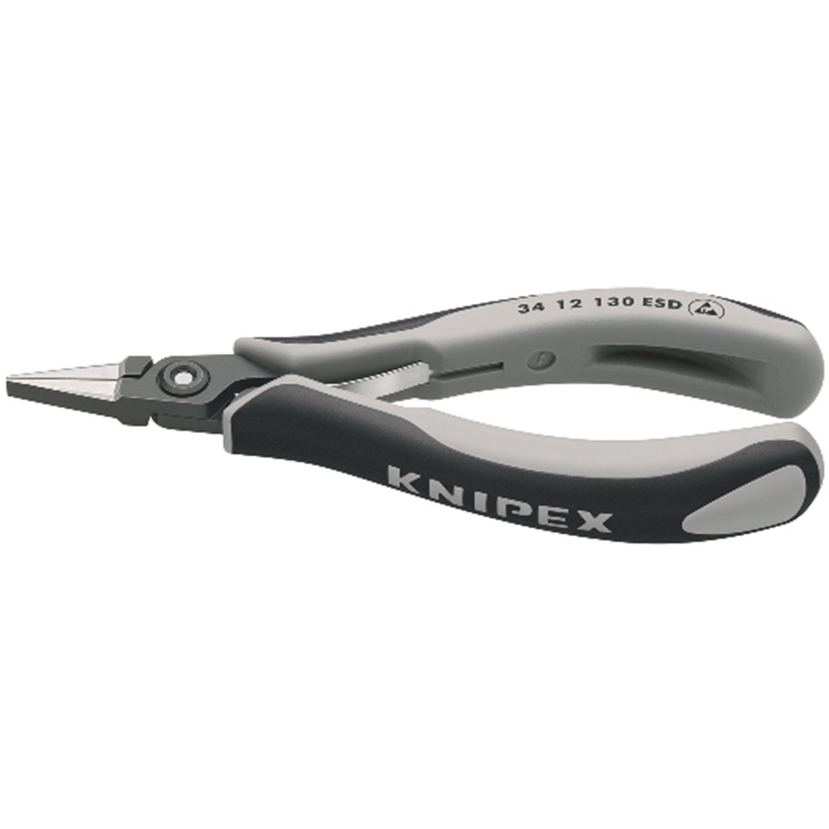 Knipex 34 12 130 ESD Präz.-Elektronikzange, flach 
