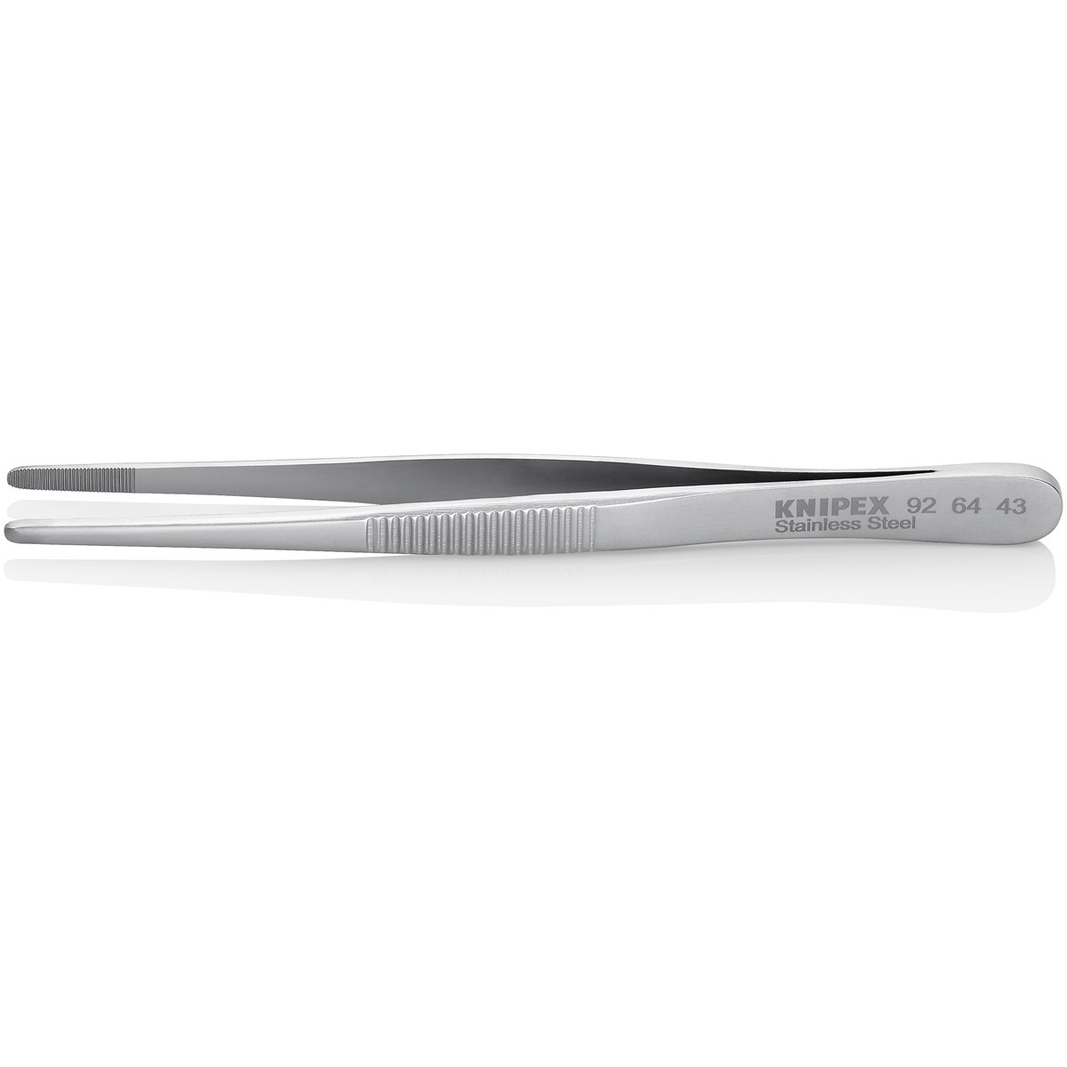 Knipex 92 64 43 Präzisionspinzette, stumpfe Spitz 