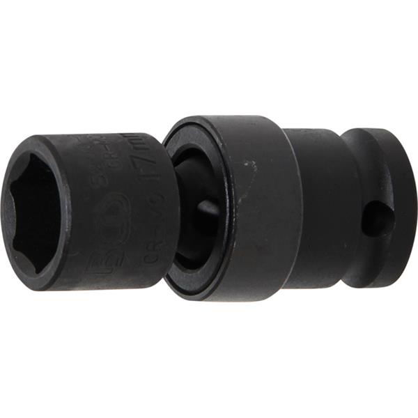BGS 5200-17 Kraft-Kugelgelenk-Einsatz, Antrieb Inn envierkant 12,5 mm (1/2"), SW 17 mm