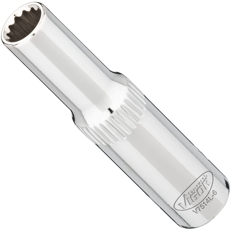 Vigor V7514L-6 1/4" Steckschl.Einsatz Lang Sw6
