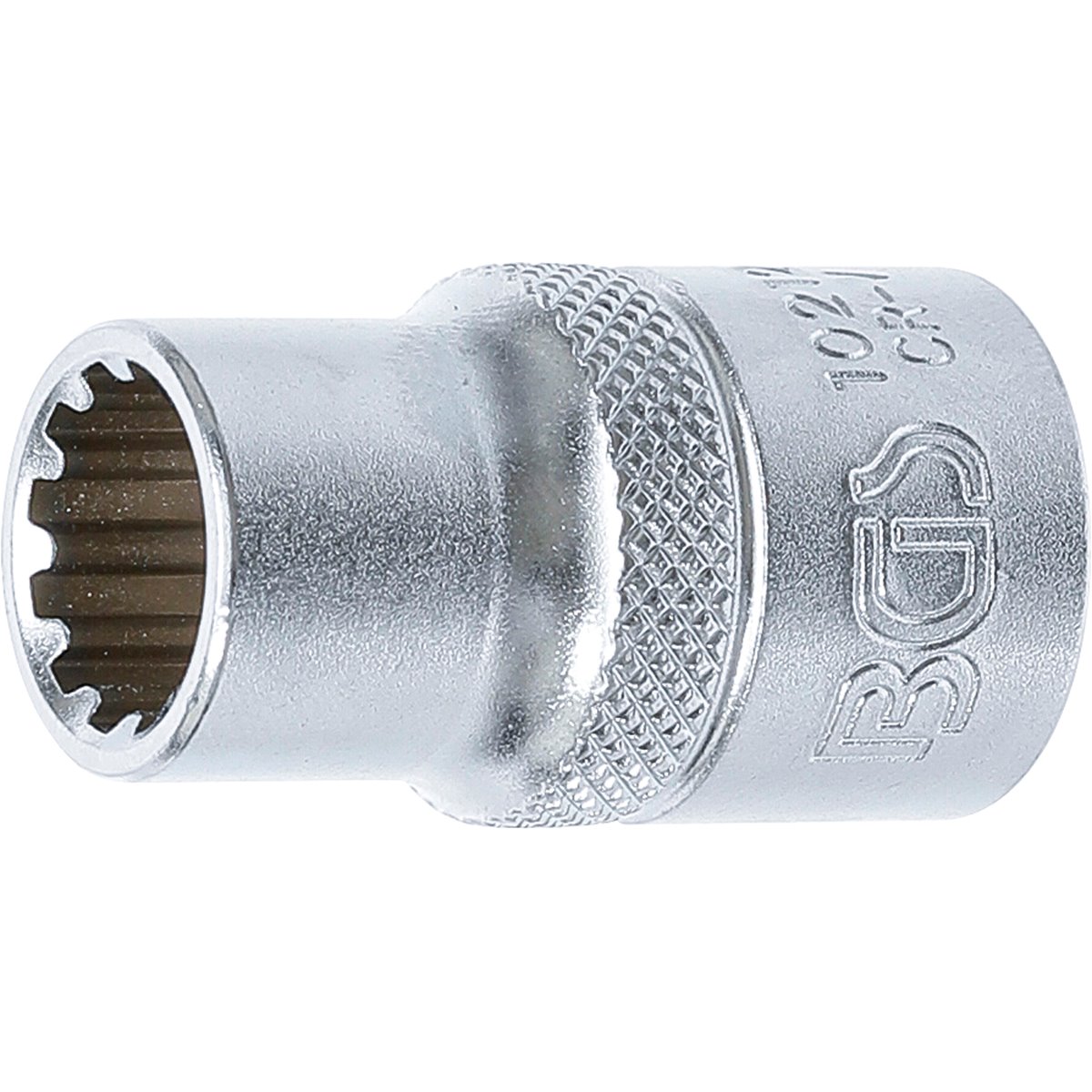 BGS 10212 Steckschlüssel-Einsatz Gear Lock, Antrie b Innenvierkant 12,5 mm (1/2"), SW 12 mm