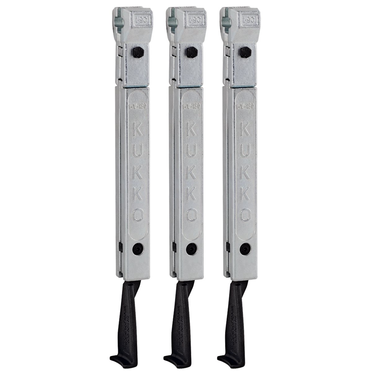 Kukko 1-251-S Set (3) Puller Arms 250 Mm W. Claws F. Confined Spaces