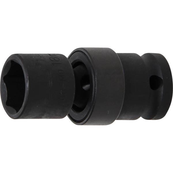 BGS 5200-18 Kraft-Kugelgelenk-Einsatz, Antrieb Inn envierkant 12,5 mm (1/2"), SW 18 mm