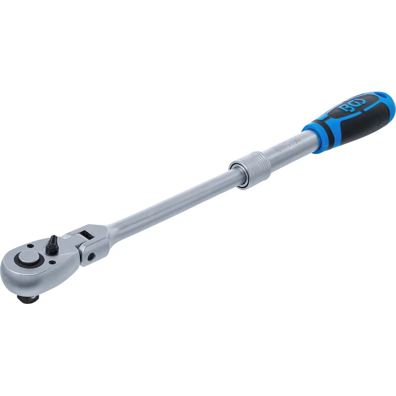 BGS 25127 Umschaltknarre ausziehbar 1/2" 350-490mm abwinkelbar