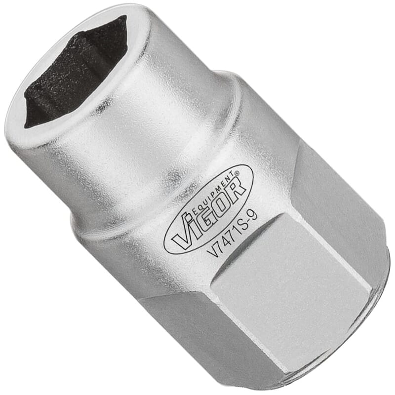 Vigor V7471S-9 Steckschlüssel Kurz 9 Mm