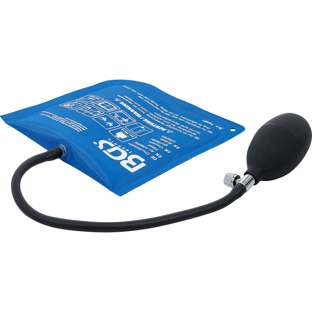 BGS 74481 Druckkissen, mit Handpumpe, Quadrat, 165 x 150 mm