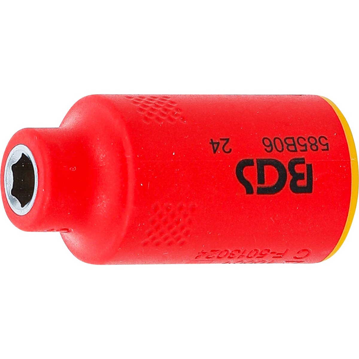 BGS 35868 VDE-Steckschlüssel-Einsatz Sechskant, An trieb Innenvierkant 10 mm (3/8"), SW 6 mm