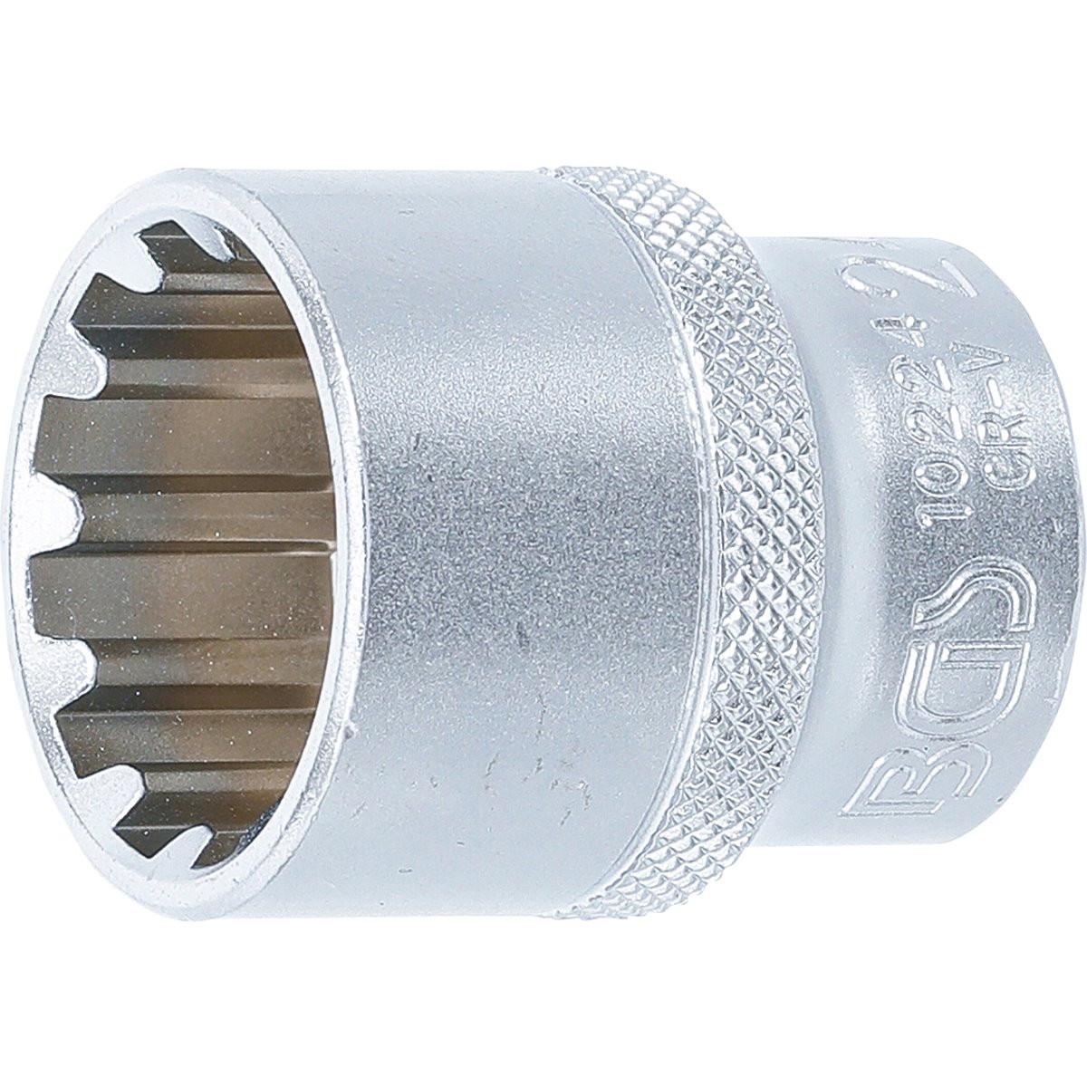 BGS 10224 Steckschlüssel-Einsatz Gear Lock, Antrie b Innenvierkant 12,5 mm (1/2"), SW 24 mm