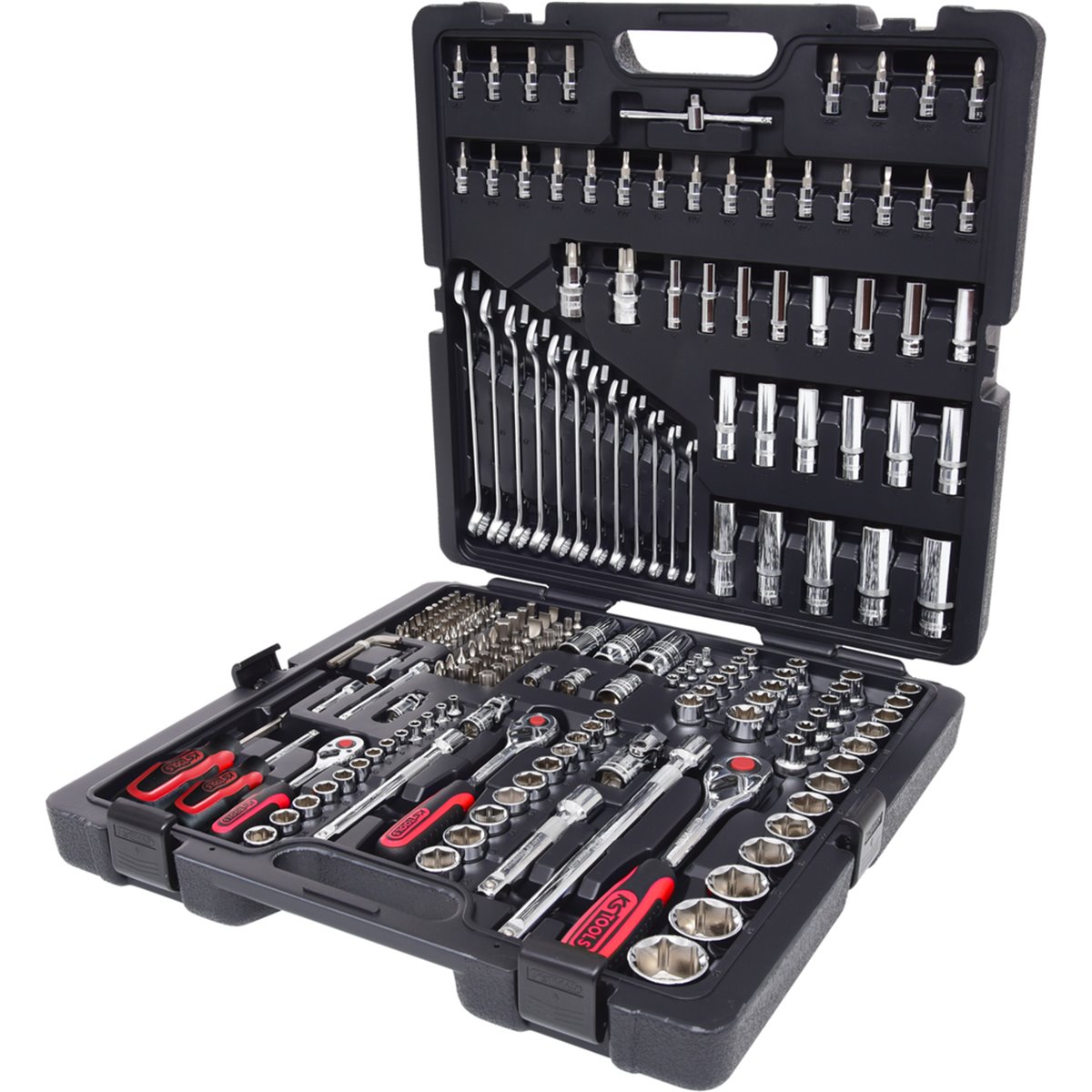 KS-Tools 918.0216 CHROME+ Steckschlüssel-Satz chlüssel-Satz, 216-tlg.
