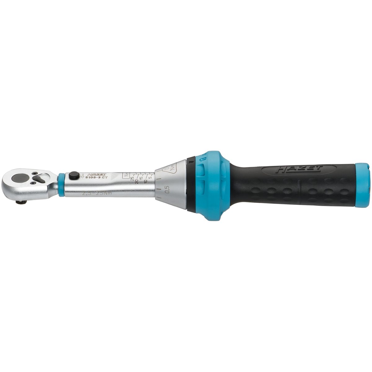 >Hazet 5108-3CT Torque wrench 1/4" 2,5 - 25 Nm 