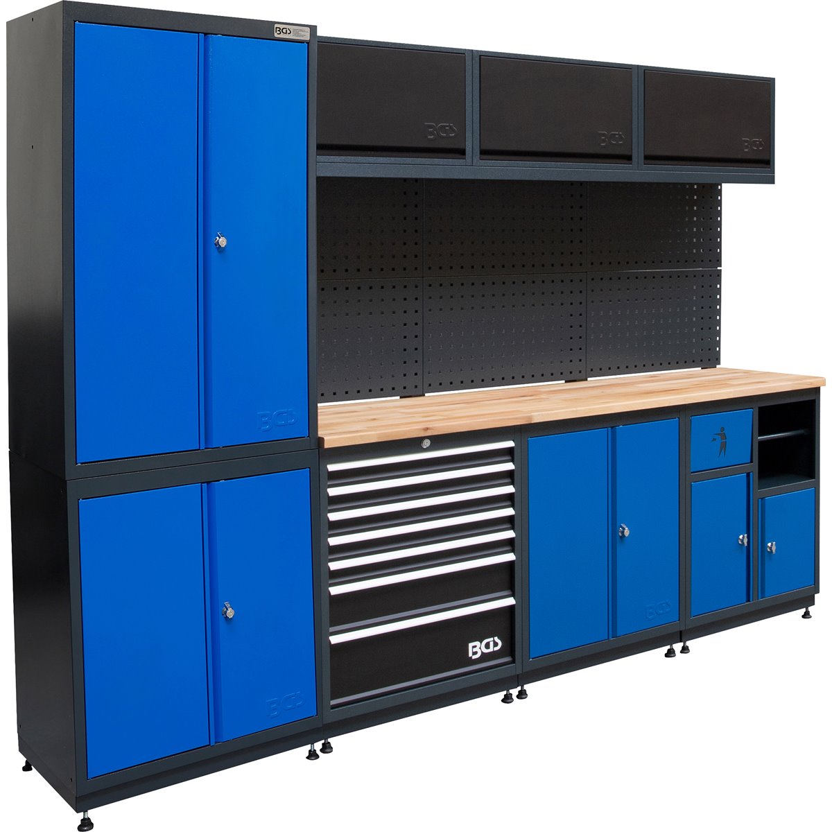 BGS 80120 Schrankwand-System, Kombi, Holz, 4 Modul e