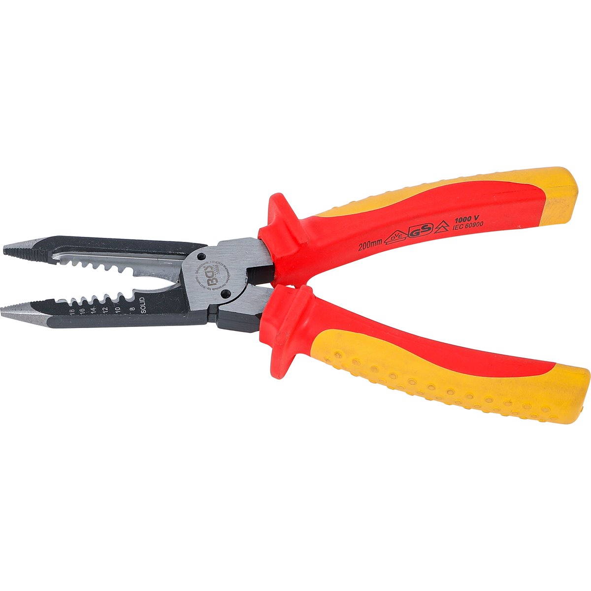 BGS 35888 VDE Wire Stripping Pliers, 200 mm 