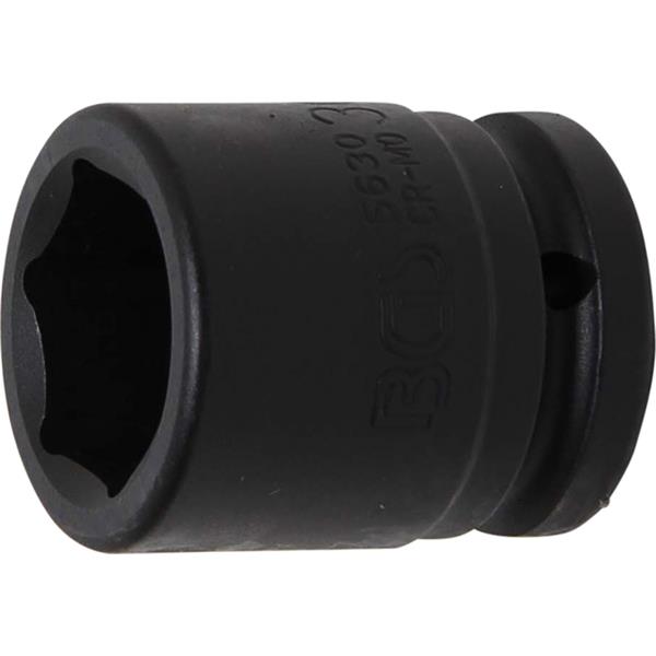 BGS 5630 Kraft-Steckschlüssel-Einsatz Sechskant, A ntrieb Innenvierkant 20 mm (3/4"), SW 30 mm