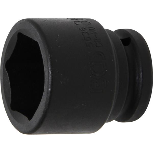 BGS 5636 Kraft-Steckschlüssel-Einsatz Sechskant, A ntrieb Innenvierkant 20 mm (3/4"), SW 36 mm