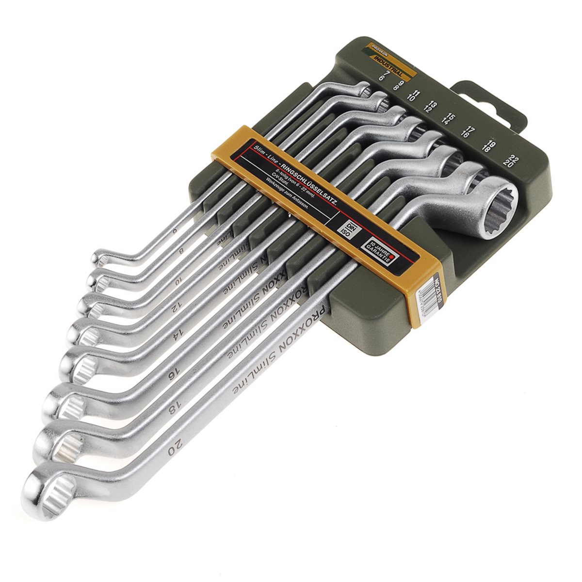 Proxxon 23810 SlimLine - Double ring s.s., 8-p. 