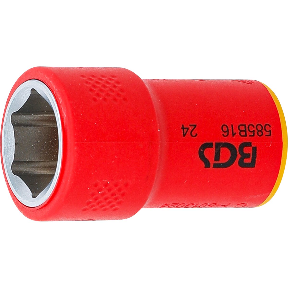 BGS 35876 VDE-Steckschlüssel-Einsatz Sechskant, An trieb Innenvierkant 10 mm (3/8"), SW 16 mm