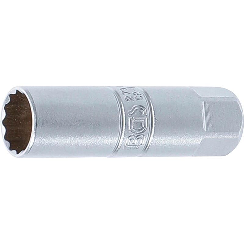 BGS 2791 Zündkerzen-Einsatz Zwölfkant, Antrieb Inn envierkant 10 mm (3/8"), SW 14 mm