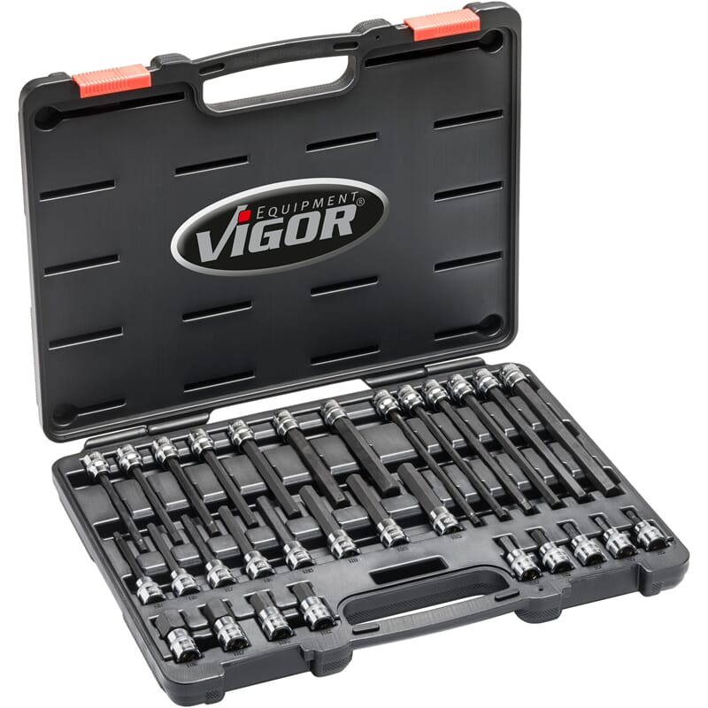 Vigor V6019 Innen-6-Kt.-Schraubendr.-Eins.-Satz 3/ 8